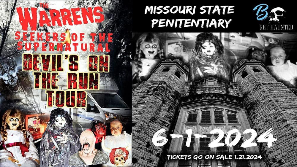 การจัดแสดงตุ๊กตาแอนนาเบลล์ หนึ่งในโชว์ Devil’s On The Run Tour 