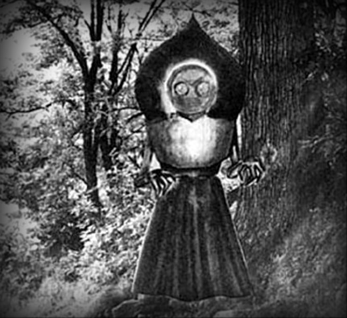ภาพเอเลี่ยน Flatwoods Monster ที่ว่ากันว่ามีคนเคยเห็นจริง