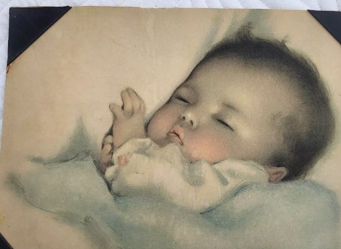 ภาพวาด Haunted baby spirit