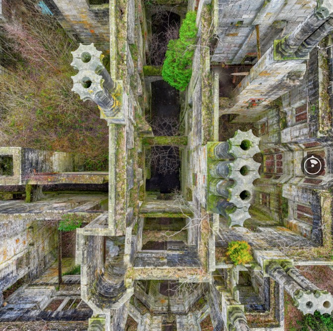 the dunmore castle พิกัดแปลกๆใน Google Earth
